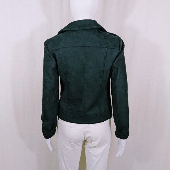 Philosophy NWOT Dark Gray Zip Up Moto Jacket Size XS - Picture 5 of 7